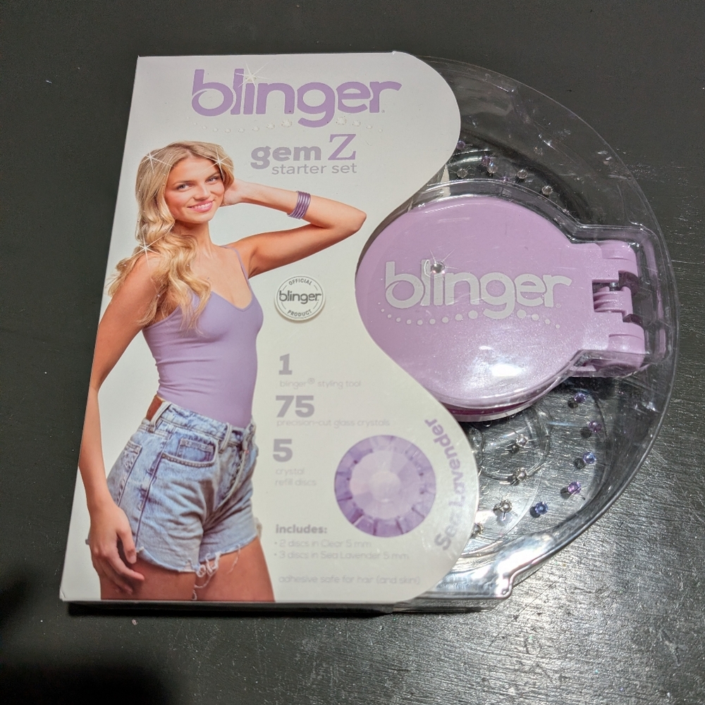 Blinger Gem Z Starter Set - Lavender New In Box